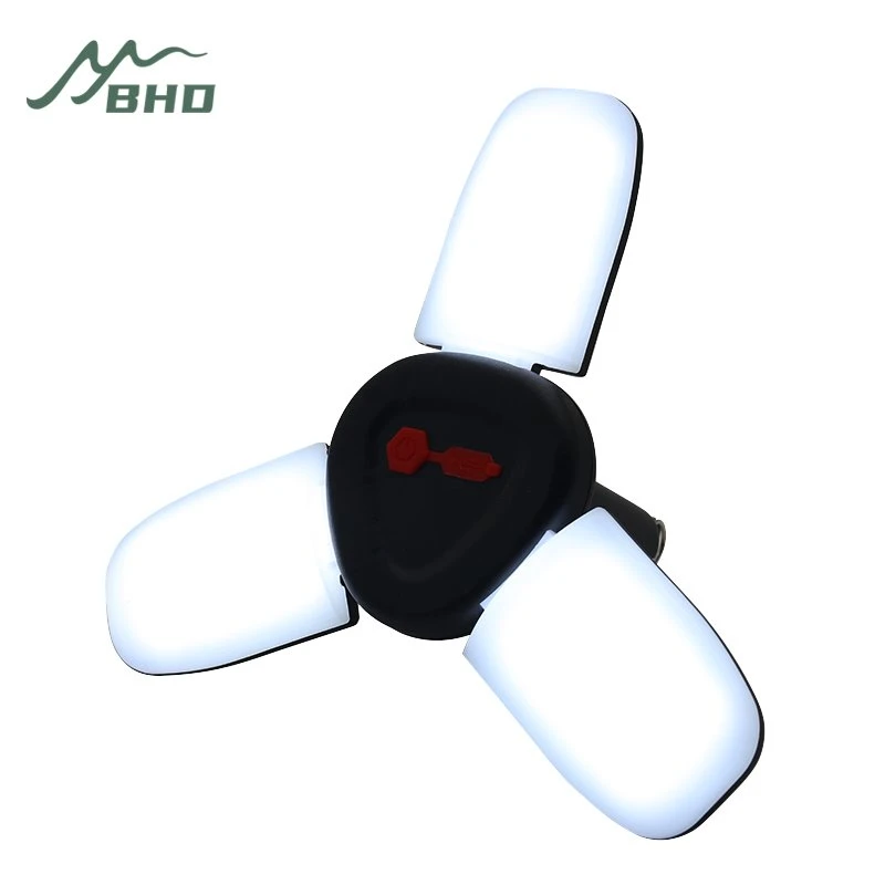 Campinglanterne LED sammenleggbart lys