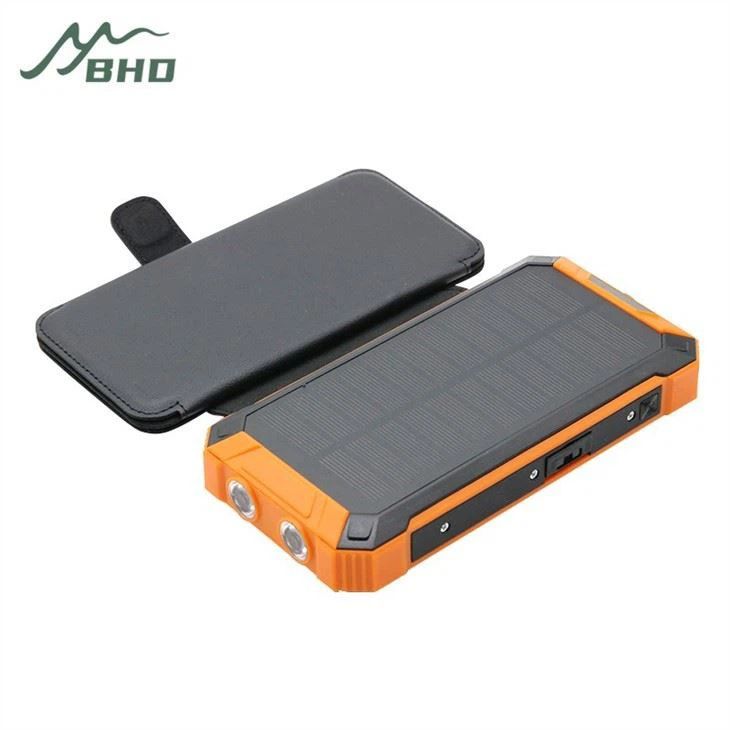 Solcelledrevet batterilader for telefon